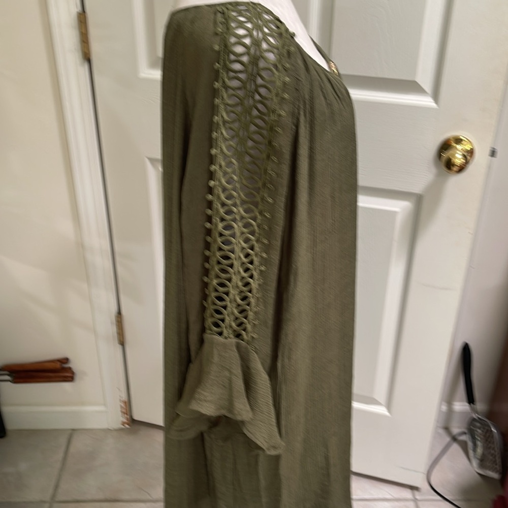 INDIGO ROSE DAY DRESS SIZE 3X - Picture 6 of 9